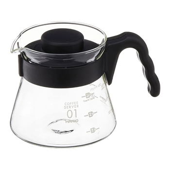 Сервер для заварювання кави, ТМ "Hario" V60 01 прозорий, 700 мл