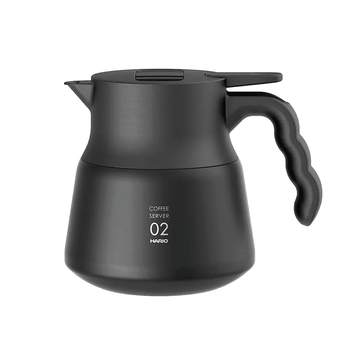 Сервер термос, ТМ "Hario" чорний V60 02, 600 мл