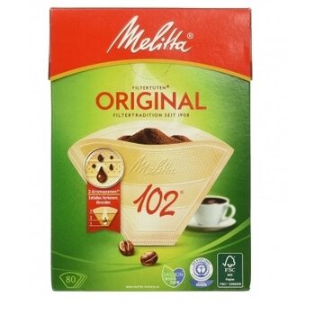Паперові фільтри для пуровера, ТМ "Melitta"  Aroma Zones 102, 80 шт