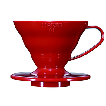 Пуровер, ТМ "HARIO" V60 01 червоний пластиковий