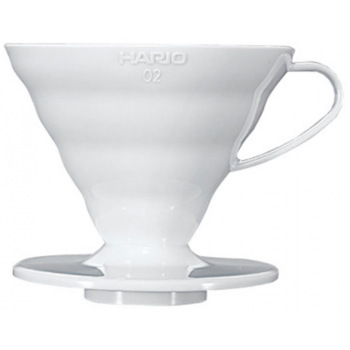 Пуровер, ТМ "HARIO" V60 02  білий пластиковий