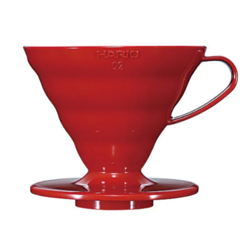 Пуровер, ТМ "HARIO" V60 02 червоний керамічний