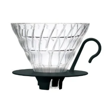Пуровер, ТМ "HARIO" V60 02 чорний скляний