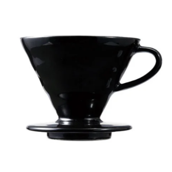 Пуровер, ТМ "HARIO" V60 Tetsu Kasuya чорний керамічний