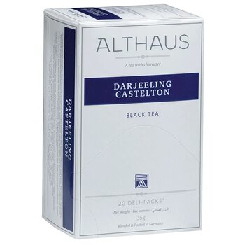 Чай пакетований, ТМ "Althaus" Darjeeling Castelton (Дарджилінг Каслтон) 20x1,75 г (Deli Packs)