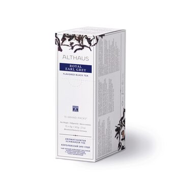Чай пакетований, ТМ "Althaus" Royal Earl Grey (Граф Грей), 15x4 г (Grand Pack)
