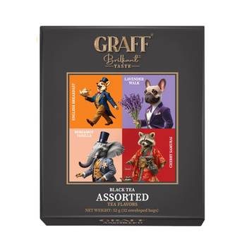 Чай чорний Graff Асорті чайних смаків 52 г (в саше 32 г)