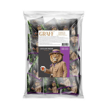 Чай чорний Graff Гордість Цейлону 100 г (в саше 50×2 г)