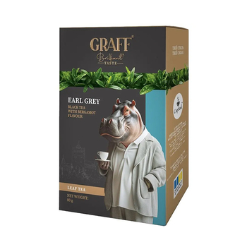 Чай чорний з ароматом бергамоту Graff Граф Грей 80 г