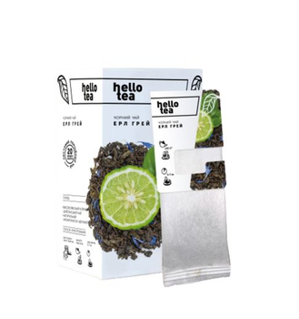 Чай пакетований, TM "Hello Tea" Ерл Грей, 20 шт