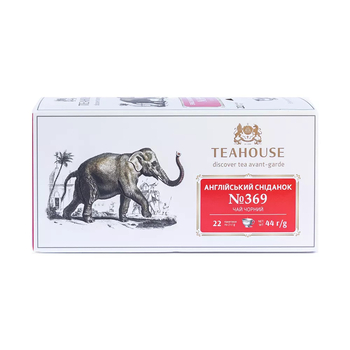 Чай пакетований, ТМ "Teahouse" Англійський сніданок, 22х2 г