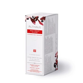 Чай пакетований, ТМ "Althaus" Red Fruit Flash (Спалах червоних фруктів), 15x4 г (Grand Pack)