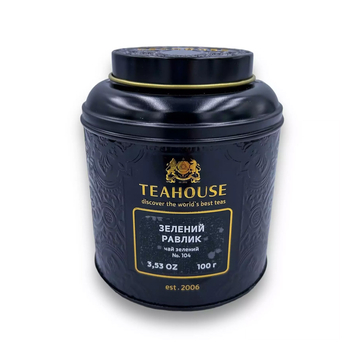 Чай листовий, ТМ "Teahouse" Зелений равлик ж/б, 100 г
