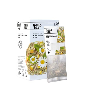 Чай пакетований, TM "Hello Tea" Альпійський луг, 20 шт