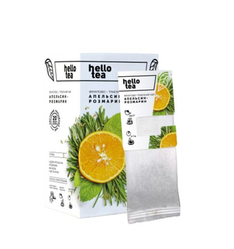 Чай пакетований, TM "Hello Tea" Апельсин Розмарин, 20 шт