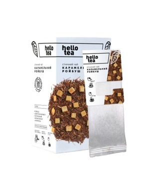 Чай пакетований, TM "Hello Tea" Карамельний Ройбуш, 20 шт