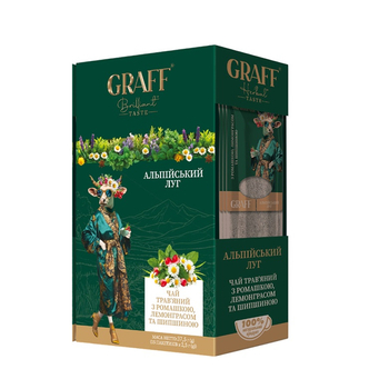 Чай травяний Graff Альпійський луг 37,5 г (у пакетиках 15×2,5 г)