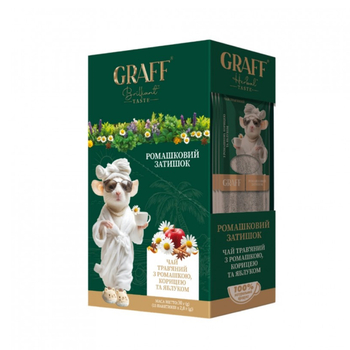 Чай травяний Graff Ромашковий затишок 30 г (у пакетиках 15×2 г)