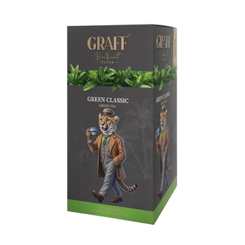 Чай зелений байховий Graff Класичний зелений 36 г (в саше 20×1,8 г)