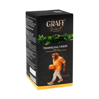 Чай зелений байховий Graff Тропічний зелений 30 г (в саше 20×1,5 г)