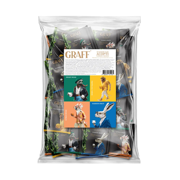 Чай зелений Graff Асорті чайних смаків 72 г (в саше 48 шт)