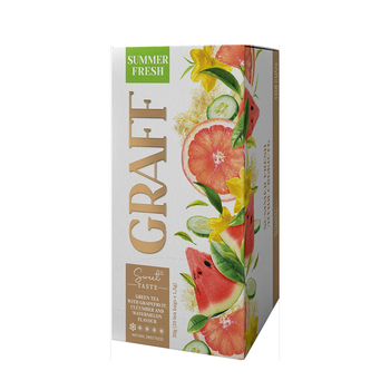 Чай зелений Graff Літня свіжість 30 г (в саше 20×1,5 г)
