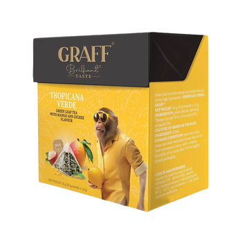 Чай зелений Graff Тропічний зелений 36 г (в пірамідках 20х1,8 г)