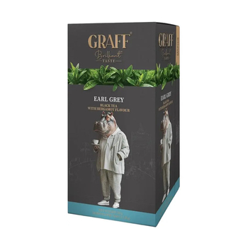 Чай чорний з ароматом бергамоту Graff Граф Грей 36 г (в саше 20×1,8 г)