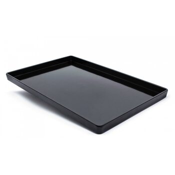 Піднос із меламіну чорний, 338×224×20 мм