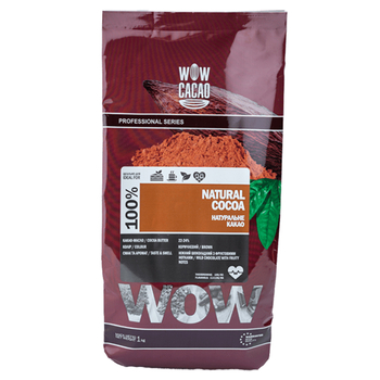 Какао, TM "Wow Cacao" Натуральне, 1 кг