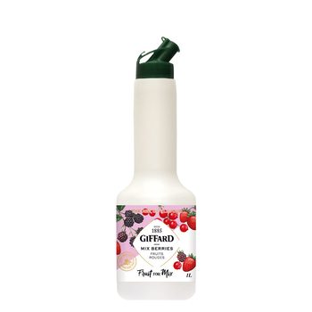Фруктовий мікс, TM "Giffard" (Mixed berries) Мікс ягід, 1л