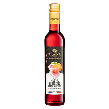 Сироп, ТМ "Eyguebelle" (Peach and Hibiscus) Персик і Гібіскус, 500 мл