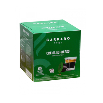 Кава в капсулах, TM "Carraro" Dolce Gusto Crema Espresso, 16 шт