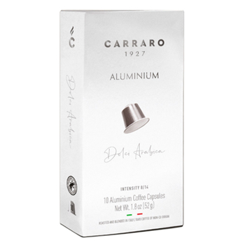  Кава в капсулах, ТМ "Carraro" Nespresso Aluminium Dolci Arabica, 10 шт