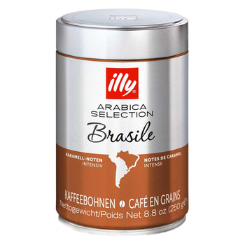 Кава в зернах, ТМ "Illy" Monoarabica Brasile ж/б, 250 г
