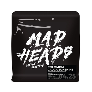 Кава в зернах, ТМ "Mad Heads" Colombia Cauca Sunshine espresso/filter, 250 г