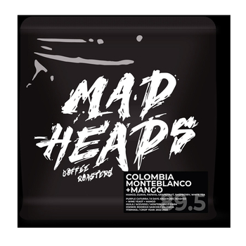 Кава в зернах, ТМ "Mad Heads" Colombia Monteblanco + Mango filter, 250 г