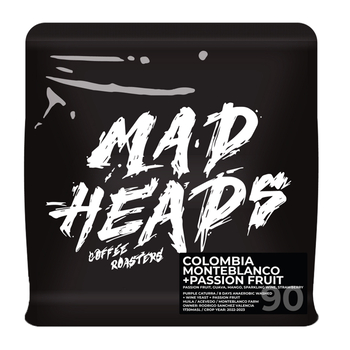 Кава в зернах, ТМ "Mad Heads" Colombia Monteblanco + Passion fruit filter, 250 г