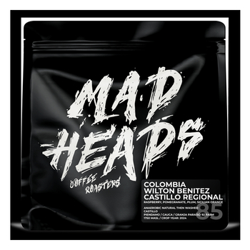 Кава в зернах, ТМ "Mad Heads" Colombia Wilton Benitez Castillo Regional espresso/filter, 250 г