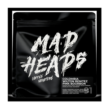 Кава в зернах, ТМ "Mad Heads" Colombia Wilton Benitez Pink Bourbon filter, 250 г
