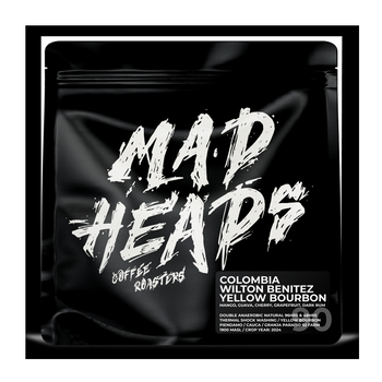 Кава в зернах, ТМ "Mad Heads" Colombia Wilton Benitez Yellow Bourbon filter, 250 г
