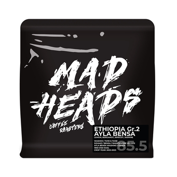 Кава в зернах, ТМ "Mad Heads" Ethiopia Ayla Bensa Gr.2 espresso/filter, 250 г