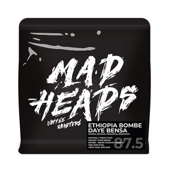 Кава в зернах, ТМ "Mad Heads" Ethiopia Bombe Daye Bensa filter, 250 г
