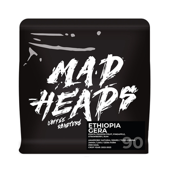 Кава в зернах, ТМ "Mad Heads" Ethiopia Gera filter, 250 г Кава в зернах, ТМ "Mad Heads" Ethiopia Gera filter, 250 г