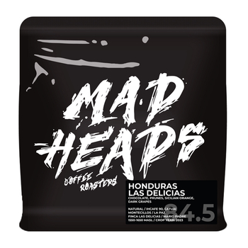 Кава в зернах, ТМ "Mad Heads" Honduras Las Delicias espresso/filter, 250 г