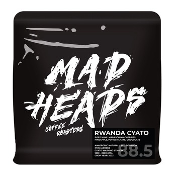 Кава в зернах, ТМ "Mad Heads" Rwanda Cyato filter, 250 г