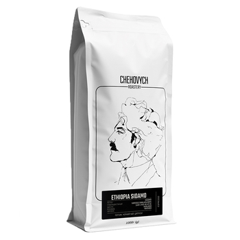 Кава в зернах, TM "Chehovych" Ethiopia - Sidamo, 1 кг Кава в зернах, TM "Chehovych" Ethiopia - Sidamo, 1 кг