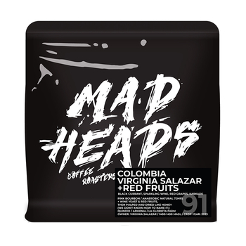 Кава в зернах, ТМ "Mad Heads" Colombia Virginia Salazar + Red fruits, 250 г Кава в зернах, ТМ "Mad Heads" Colombia Virginia Salazar + Red fruits, 250 г