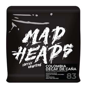 Кава в зернах, ТМ "Mad Heads" Colombia Decaf De Cana filter, 250 г