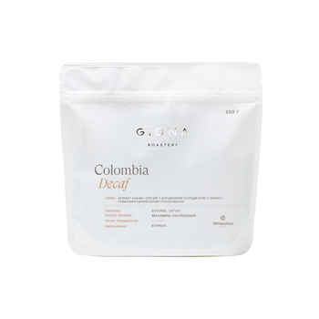Кава в зeрнах Gidna Colombia Decaff (espresso) 250 г